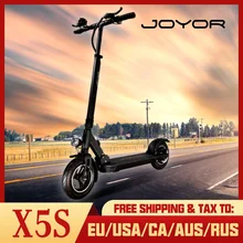 JOYOR-patinete eléctrico X5S para adulto, Scooter plegable, Ultra ligero, 48V, 500W, 10 pulgadas, CE UL