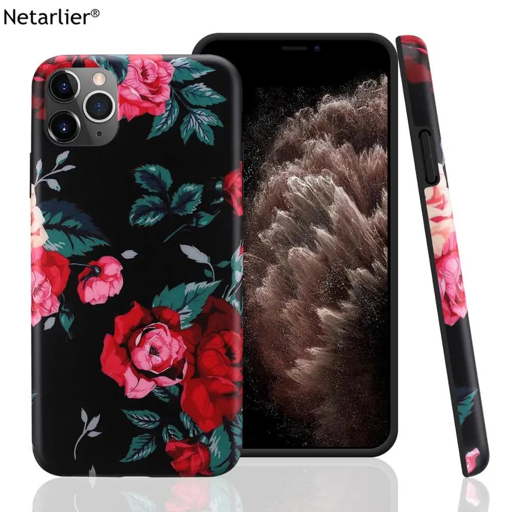 Netarlier красивая красная роза фотосессия для iPhone11 11 Pro Max 7Plus 8 XR XsMax IX защитный