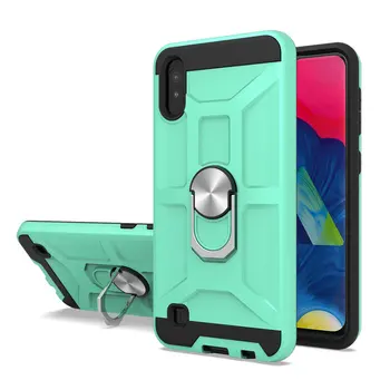 

500pcs/lot For Samsung Galaxy A2 Core M20 M10 M30 Rugger Armor Case Ring Holder Hard Case For Galaxy A20E A10E J2 Core J260