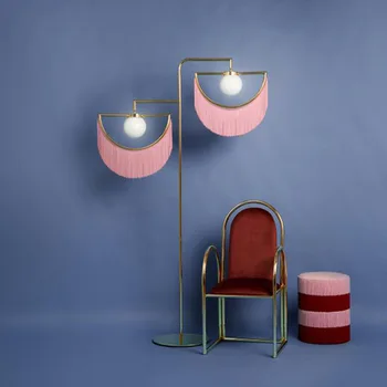 

Modern simple living room floor lamp Nordic designer model room clubhouse art bedroom study floor lamp