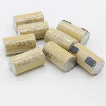 

flat top 3000mAh akkus SC batteries rechargeable sub C battery 1.2V welding tabs NIMH real capacity as declared for USAG