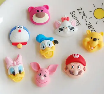 

Kawaii Bear Mouse Cat Duck flatback Resin Cabochons Embellishments Scrapbook Craft DIY Hair Bow Phone Accessories