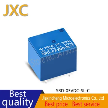 

10PCS -100PCS SRD-03VDC-SL-C SRD-03VDC 3V 10A 250VAC Relay NEW