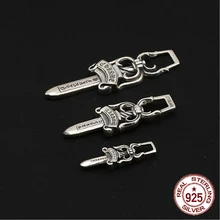 S925 Стерлинговое Серебро, Мужская подвеска, индивидуальная, модная, Классическая, ювелирное изделие, Ретро стиль, панк стиль, в форме Святого меча,, подарок для отправки