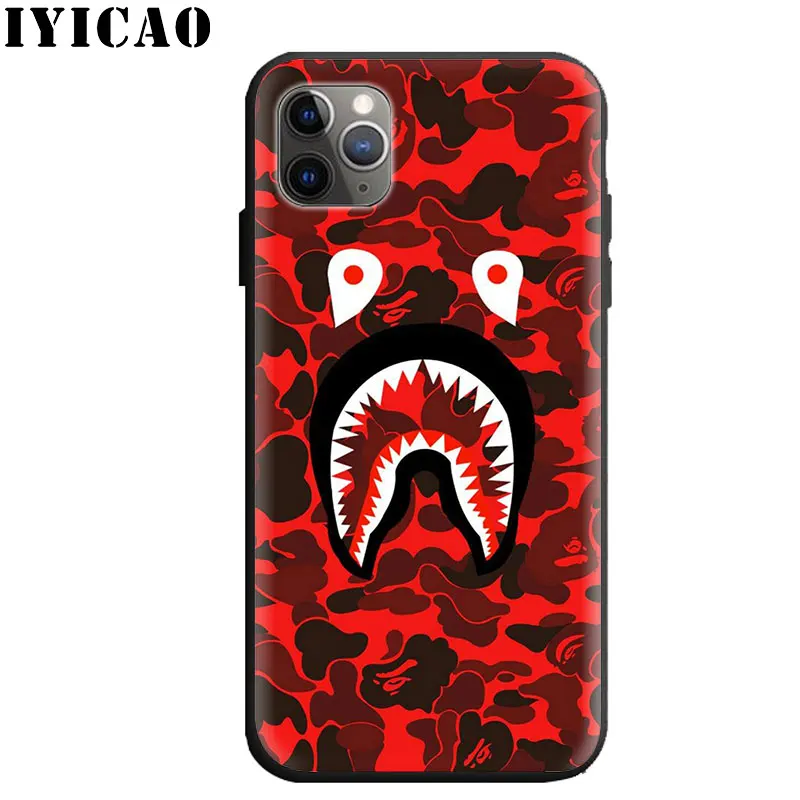 Мягкий силиконовый чехол для телефона bape для iPhone 5 6 7 8 11 5S 6s 6s Plus 7Plus 8Plus X XS XR XSMax 11 Max 11 Pro
