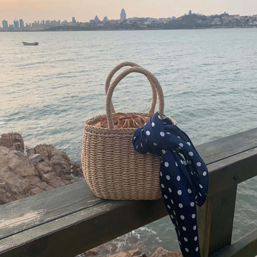 Straw Bags for Women 2020 Summer Hand-Woven Rattan Bag Handmade Woven Purse Wicker Beach Bohemia Bali Handbag bolsos mimbre | Багаж и