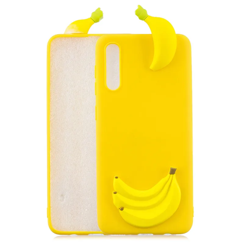 Banana 3D Милая панда, единорог, кактус силиконовый чехол из ТПУ на samsung A10 A10S A20 A20S A20E A30 A40 A50 A70 A30S A50S A51 A71 чехол Для женщин - Цвет: Banana