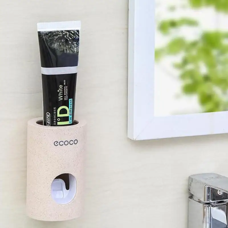 Автоматический настенный диспенсер для зубной пасты для дома, без пыли, поддержка Hands-free, соковыжималка для зубной пасты, аксессуары для ванной комнаты