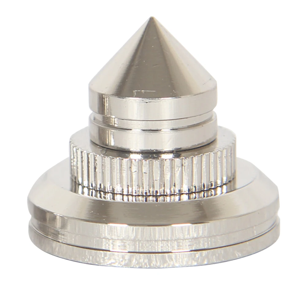 Серебристый 4 шт./компл. открытый ноготь громкий звук конус штыревая колодка домашний пол анти Вибрация стойки для динамиков ударопрочный встречи чистый - Цвет: Серебристый