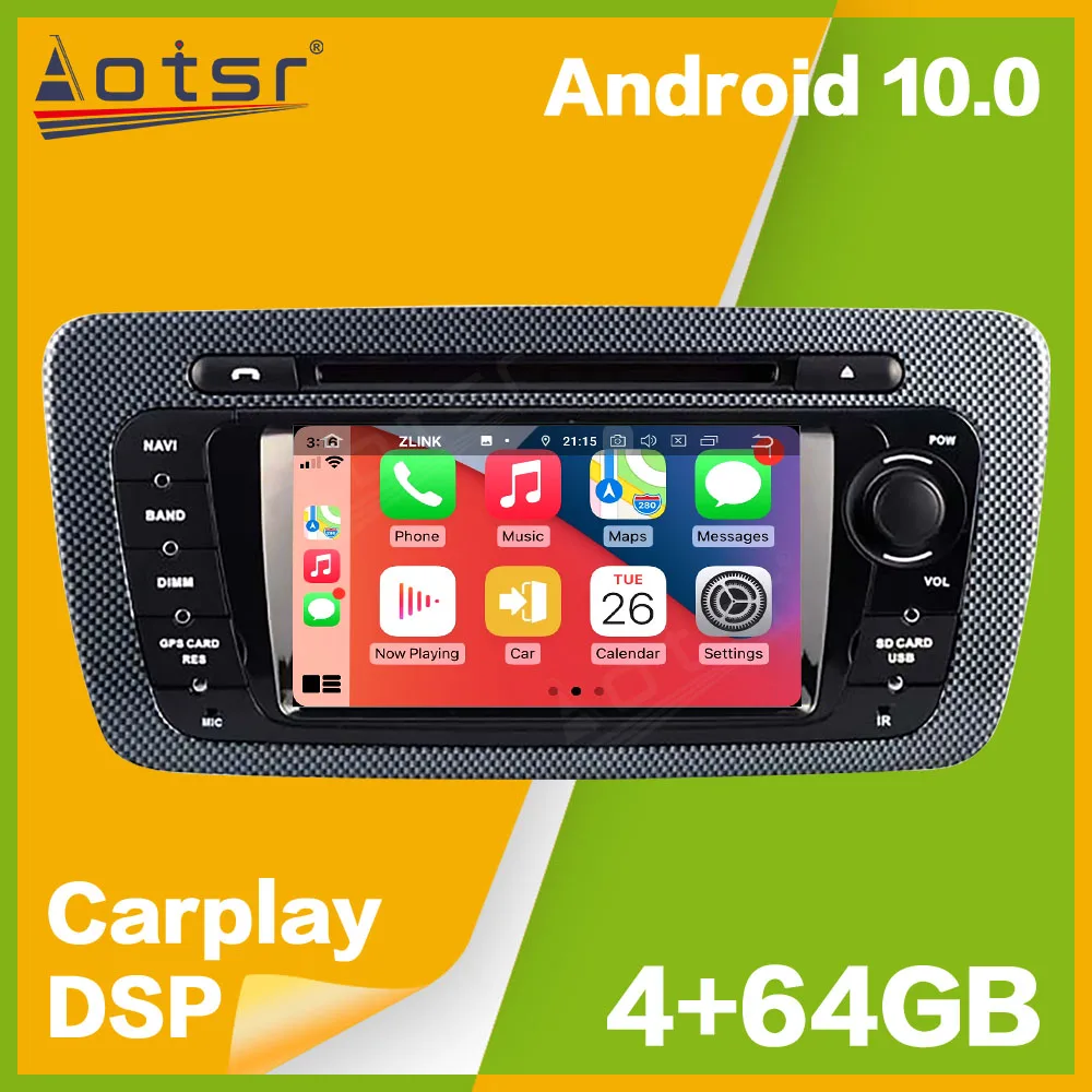 

Android 10 PX5/PX6 Car Player GPS Navigation For Seat Ibiza 2009-2013 Auto Radio Stereo Multimedia Player head unit Carplay DSP