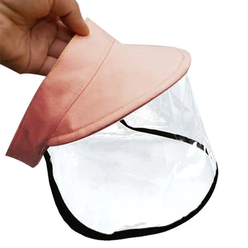 

Children Anti Droplets Mask Protective Cap Shield Kids Face Cover Hat Eye Protection Isolation Casquette Anti Dust