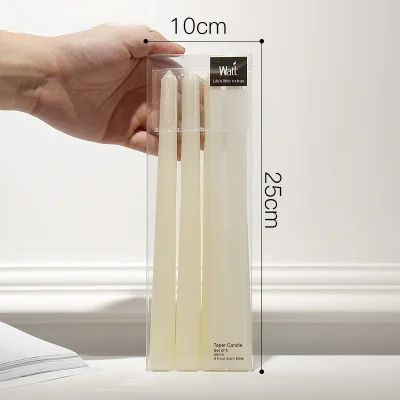 IvoryWhite-25Tapered Strongwell нордическая ароматерапия Золотая свеча подсвечник, декоративные изделия Аксессуары для настольной свадьбы для романтического ужина при свечах - Цвет: IvoryWhite-25Tapered