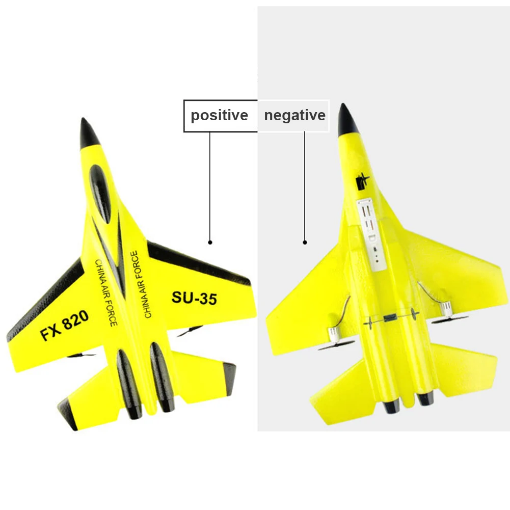 RC Plane Toy EPP Craft Foam Electric Outdoor RTF Radio Remote Control SU-35 Tail Pusher Quadcopter Glider Airplane Model for Boy