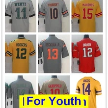 Молодежный Карсон Венц Патрик мэдомс Аарон Роджерс Стефон диггз трубиски Дэн Марино jimmy garoppolo hopkins Andrew Luck трикотажные изделия