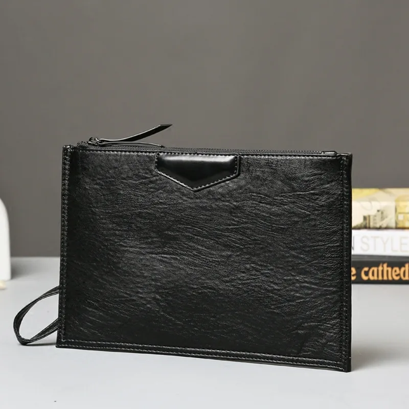 

New Origin Water Wash Handbag, Men and Women's Envelope Pack, Hand-held Tidal Pack, 2019