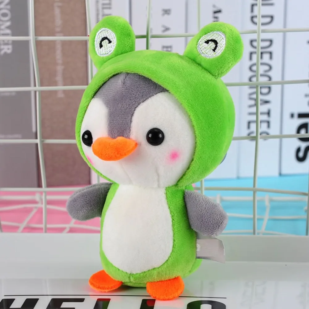 12cm animal stuffed Plush Toys penguin plush doll Soft Cotton Plush Toys key chain Plush dolls Kids Birthday Christmas Gift (5)