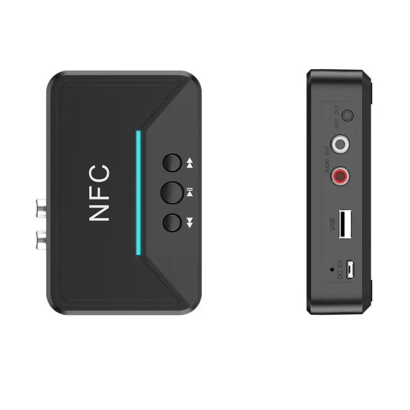 Bluetooth приемник HiFi беспроводной аудио адаптер с DC USB 3,5 мм AUX 2 RCA низкая задержка для телефона/домашней музыкальной системы - Цвет: P01