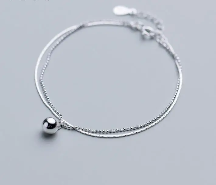 

GCP14 new arrival fine jewelry silver bracelet have five styles choose about 17 cm