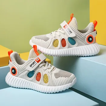 

Children's Sports Shoes New 2020 Summer Girls Mesh Breathable Shoes In The Big Children's Fashion Shoes Boys Sports Shoe
