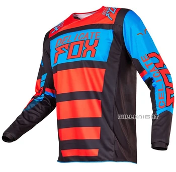 

DELICATE FOX MTB/MX Racing Men Motocross Jersey Offroad Maillot ATV MX Bike Downhill Shirt