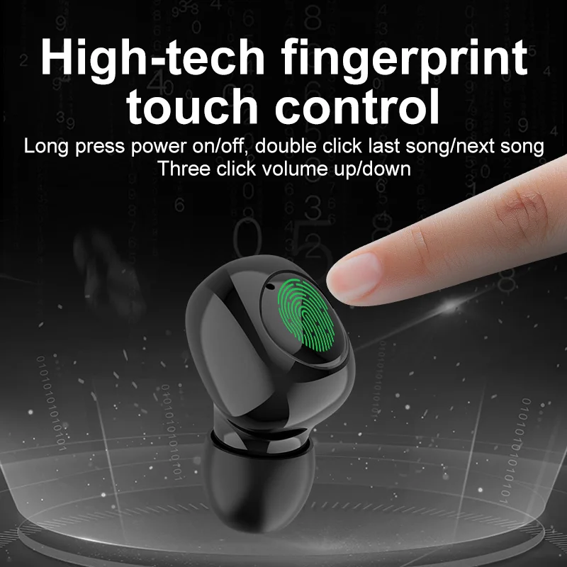 Mini BT 5 0 TWS IPX Waterproof Game Sports Bluetooth v5 0 Earphones Touch Control Wireless Earbuds For Phone