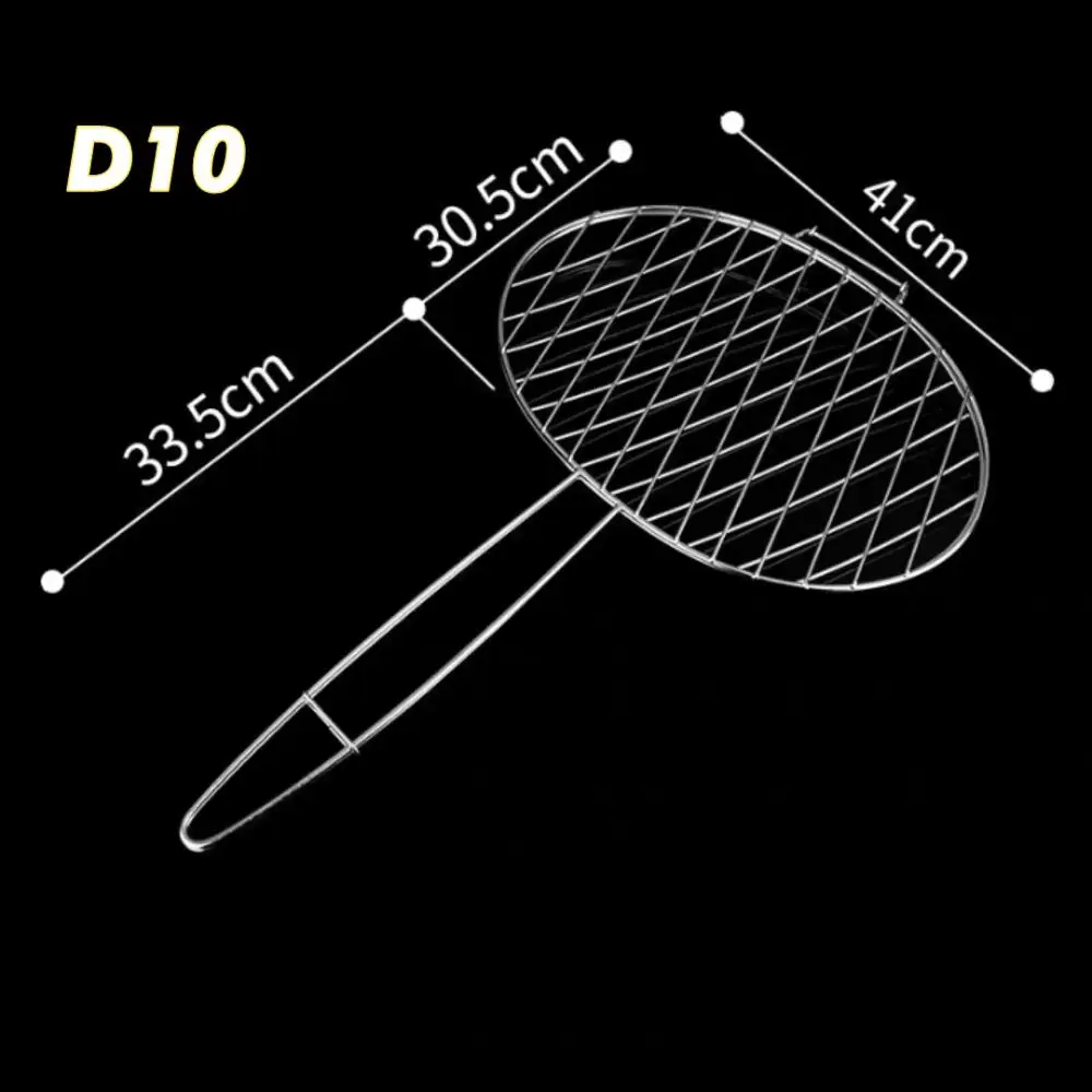 D10 Много типов высококачественных зажимов для рыбы на гриле, зажимов для барбекю для рыбы baebecue для рыбы, курицы, ветчины, овощей дома, снаружи - Цвет: D10
