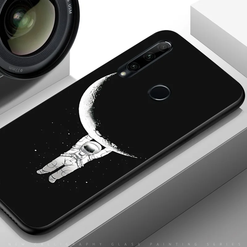 Чехол для huawei Honor 10 Lite, черный чехол из ТПУ для Honor 10 10i Universe, чехол для телефона, защитный бампер на Honor 10i