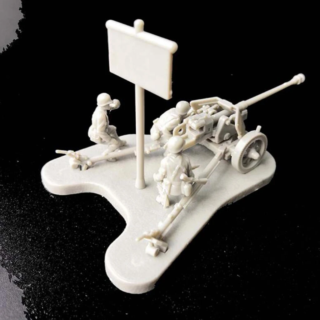 2 шт. моделирование 4D 1:72 модель PAK40 в сборе сцена детская игрушка подарок