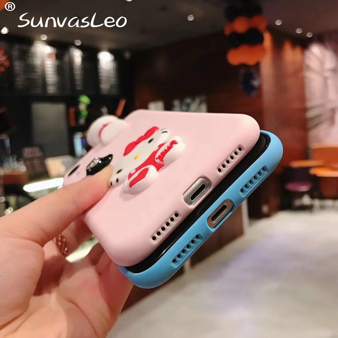 3D мультфильм животных мягкий чехол для телефона задняя крышка для samsung S6 S7 S8 S9 S10 S10 рlus Lite/M10 M20 M30/Note 3 4 5 8 9/A30 A50