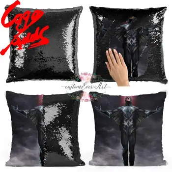 

Black Bolt sequin pillow | sequin Pillowcase | Two color pillow | gift for her | gift for him | pillow | magic pillow