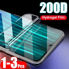 200D изогнутая полностью покрывающая Гидрогелевая пленка для Xiaomi Redmi Note 8 7 6 Pro 8T 7A 8A мягкая защитная пленка для экрана для Redmi K20 Pro стеклянная пленка
