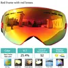 UV400 Double Layers Anti-fog Ski Goggles Lens Ski Mask Glasses Skiing Snow Snowboard Eyewear Mirror Polarize Goggles for Men 3