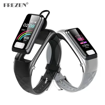 

AI Smart Motor-type ECG+PGG Bracelet Bluetooth Headphone Smart Watch Blood Pressure Reminder Wristband Watch