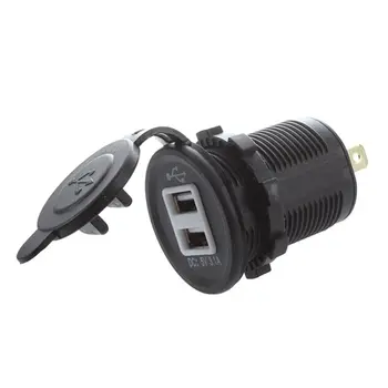 

Dual USB Car Cigarette Lighter Socket Splitter 12V Charger Power Adapter Outlet