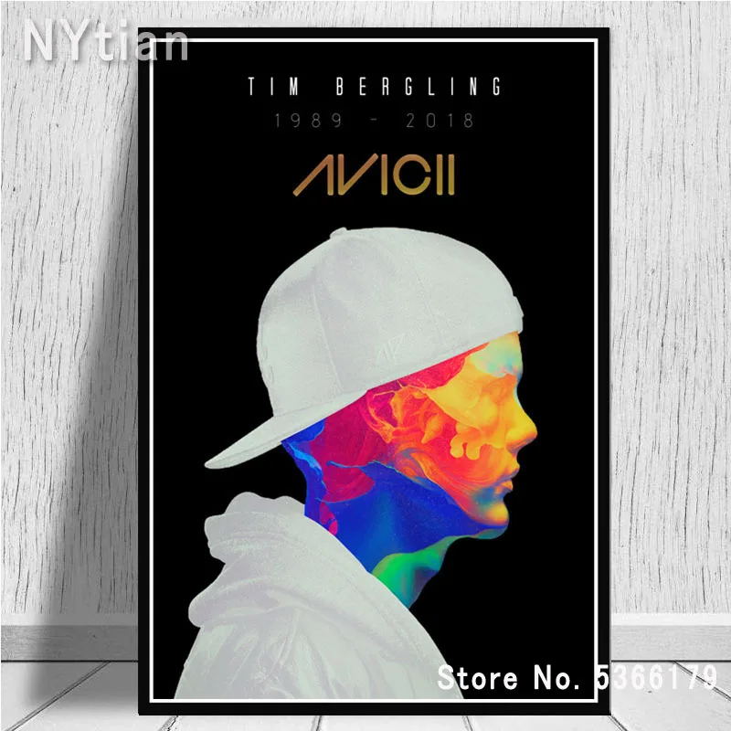 Подарок Avicii музыкальный певец DJ Star NT206 Современная картина маслом плакат печать