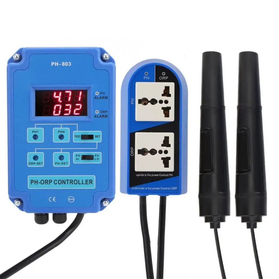 PH803 Digital pH ORP Controller Online PH ORP Tester Water Quality