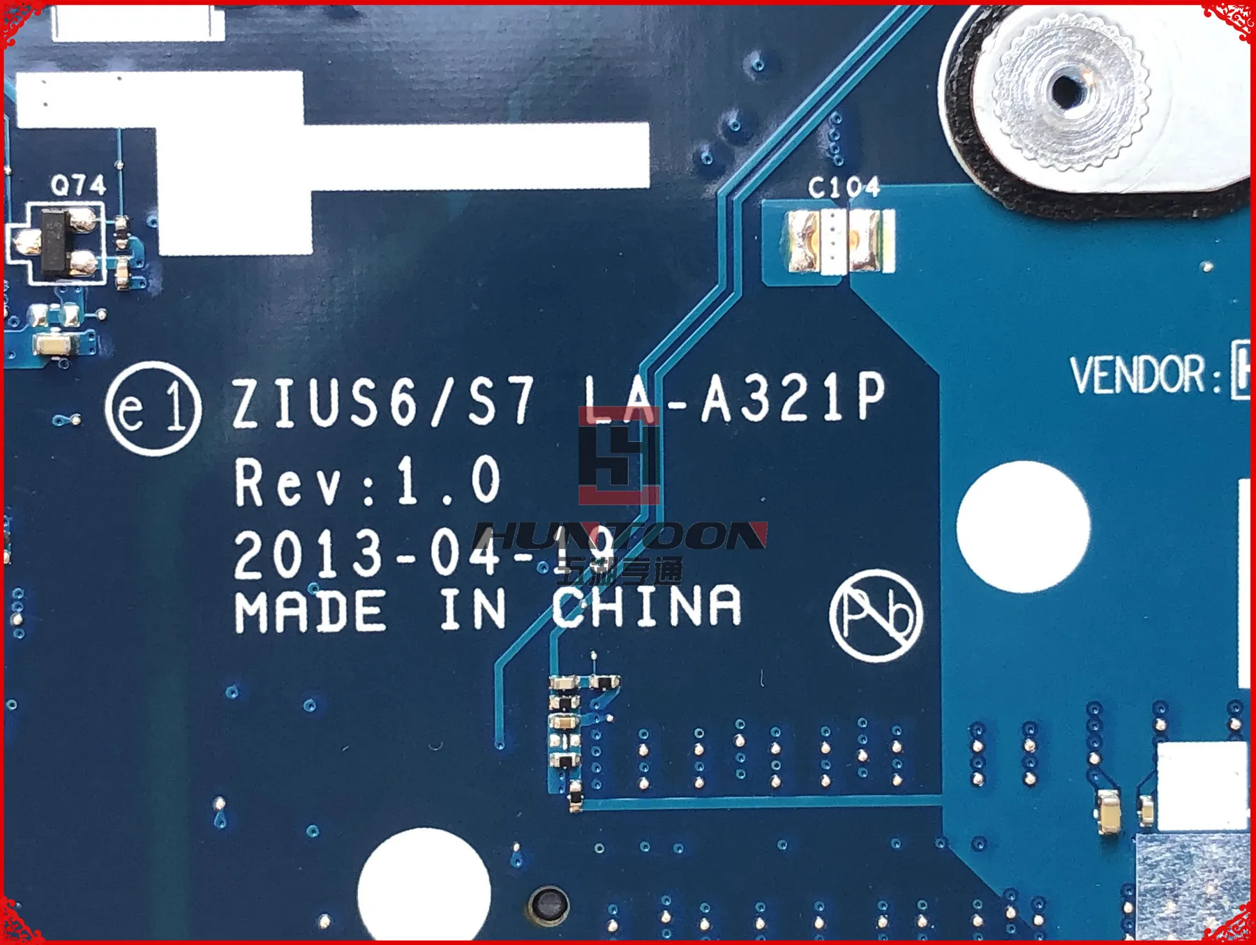 Горячая Распродажа продукта ZIUS6/S7 LA-A321P для lenovo Ideapad S310 материнская плата для ноутбуков FRU: 90003274 SR16Q I3-4010U DDR3L полностью протестирована