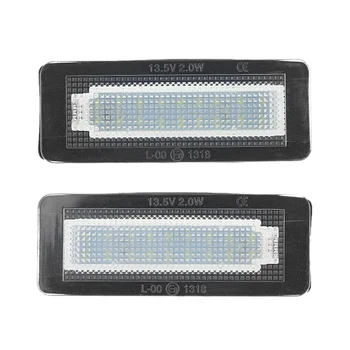 

DHBH-2X Car Led License Plate License Plate Light for Mercedes-Benz Smart Fortwo W450 W451 W453