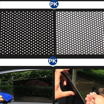 

2Pcs/Lot 72*51cm PVC Car Auto Accessories Curtain Windshield Sticker Sun Shade