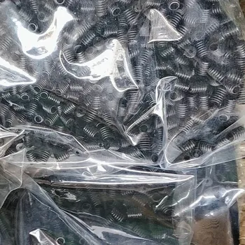 

500pcs Wholesale Soft Plastic Silicone Round Flat Spiral Mask Elastic Band Buckle Adult Child Baby Mask Elastic Adjustment Buckl