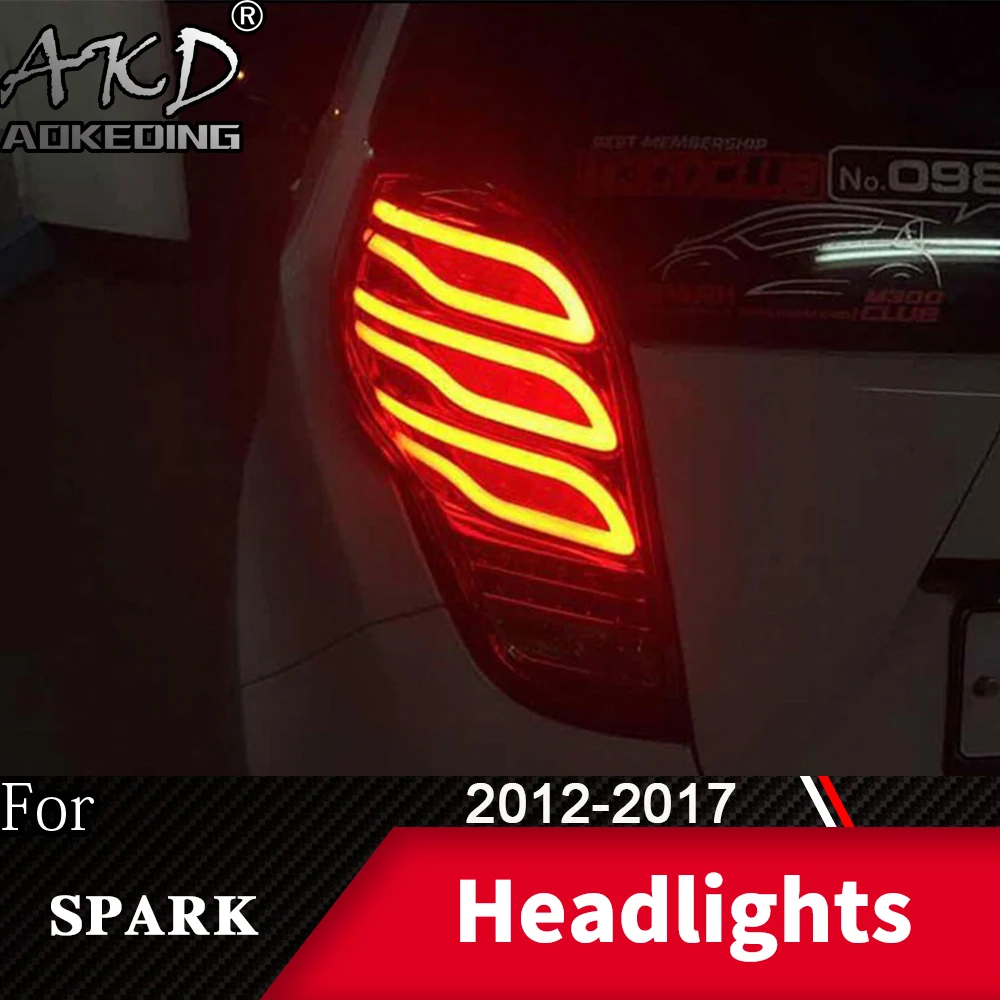 Задний фонарь для автомобиля Chevrolet Spark 2012- Spark светодиодный задний светильник s противотуманный светильник s дневной ходовой светильник DRL тюнинг автомобильные аксессуары