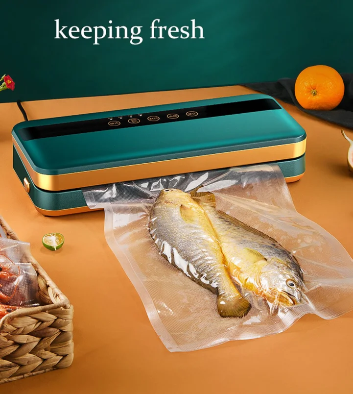 Food preservation small household automatic compressed bag packaging commercial vacuum sealing machine J05