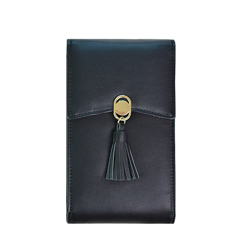 Новые модные женские сумки-мессенджеры с кисточками, Большая вместительная сумка для карт, женские сумки через плечо, кошельки для телефона, денег, кошелек для монет с застежкой-молнией