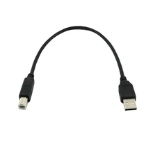 1х USB 2,0 Тип A штекер USB 2,0 B штекер Сканер Принтер Соединительный кабель 30 см/1фт черный