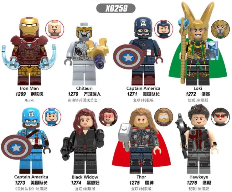 Marvel Comics игрушки Капитан Америка Мстители серии кукла мальчик игрушка Человек-паук Железный человек танос Собранный комбинация ABS материал