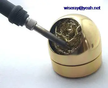 

DHL/EMS 20PCS Aluminum shell Soldering Iron Tip Solder Cleaner Brass Sponge Copper Balls-A7