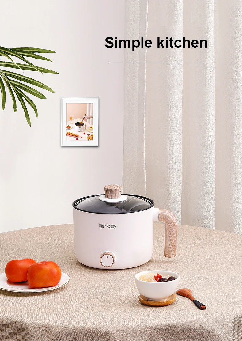 Description Picture 4 of item1.5L Portable MultiCooker Electric Cooking Pots Non-stick Rice Cooker Hotpot Noodles Soup Pot Eggs Food Steamer Heating Pan 220V