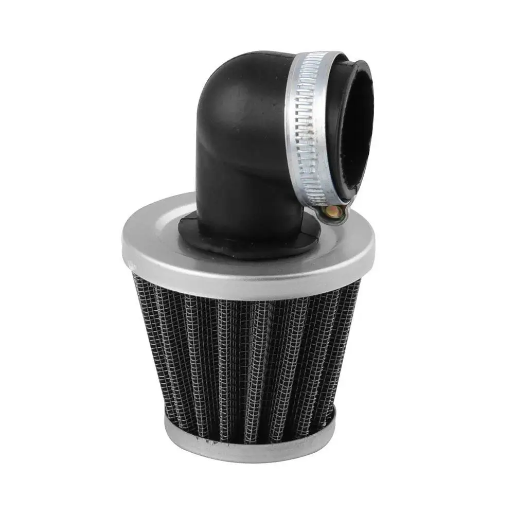 38mm Universal Motorcycle Clamp-On Air Intake Filter Kit Gold Auto Cold Air Intake Scooter Atv Dirt Pit Bike Motorcycle Air Filter