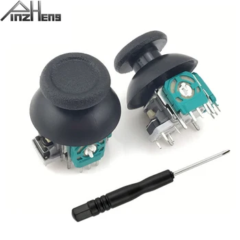 

2 Pcs 3D Analog Axis 3D Joystick Module Potentiometer With 2x Black Thumbsticks For PS4 Playstation 4 Controller Repair