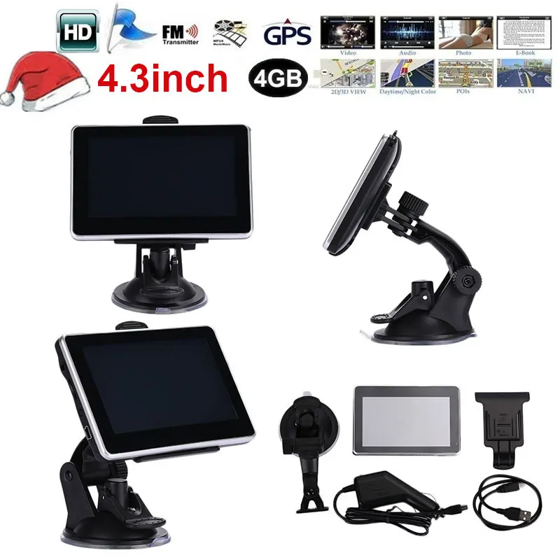 Smart MP4 Player Eingebaute Europa Karte Mp3 Auto Navigation Hände-Freie Navigation Player Durable 128M Auto GPS Navigator Smart MP4 Player Eingebaute Europa Karte Mp3 Auto Navigation Hände-Freie Navigation Player Durable 128M Auto GPS Navigator